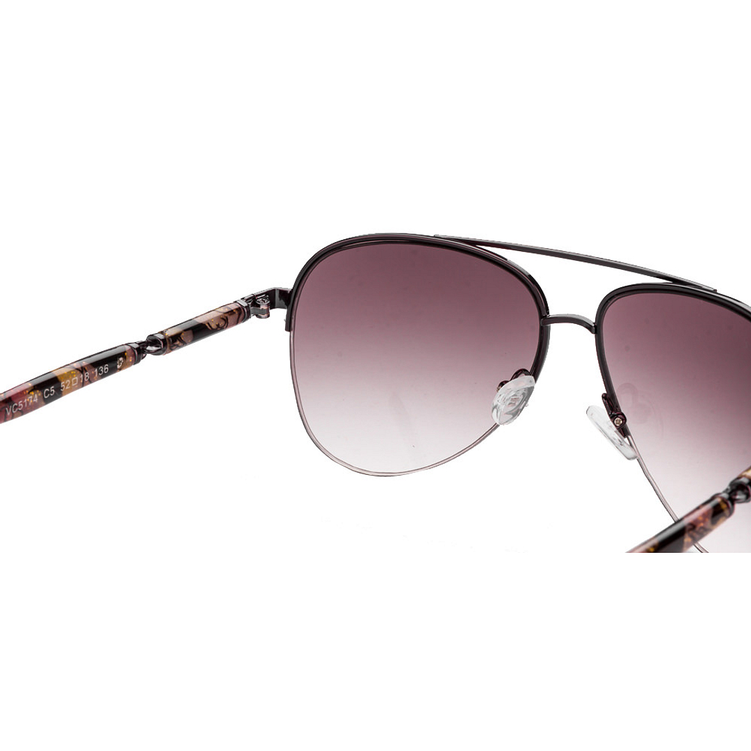 Vincent Chase Online Pink Half Rim Aviator right side
