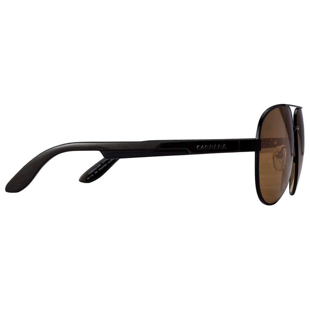 BRANDED Black Full Rim Aviator right side
