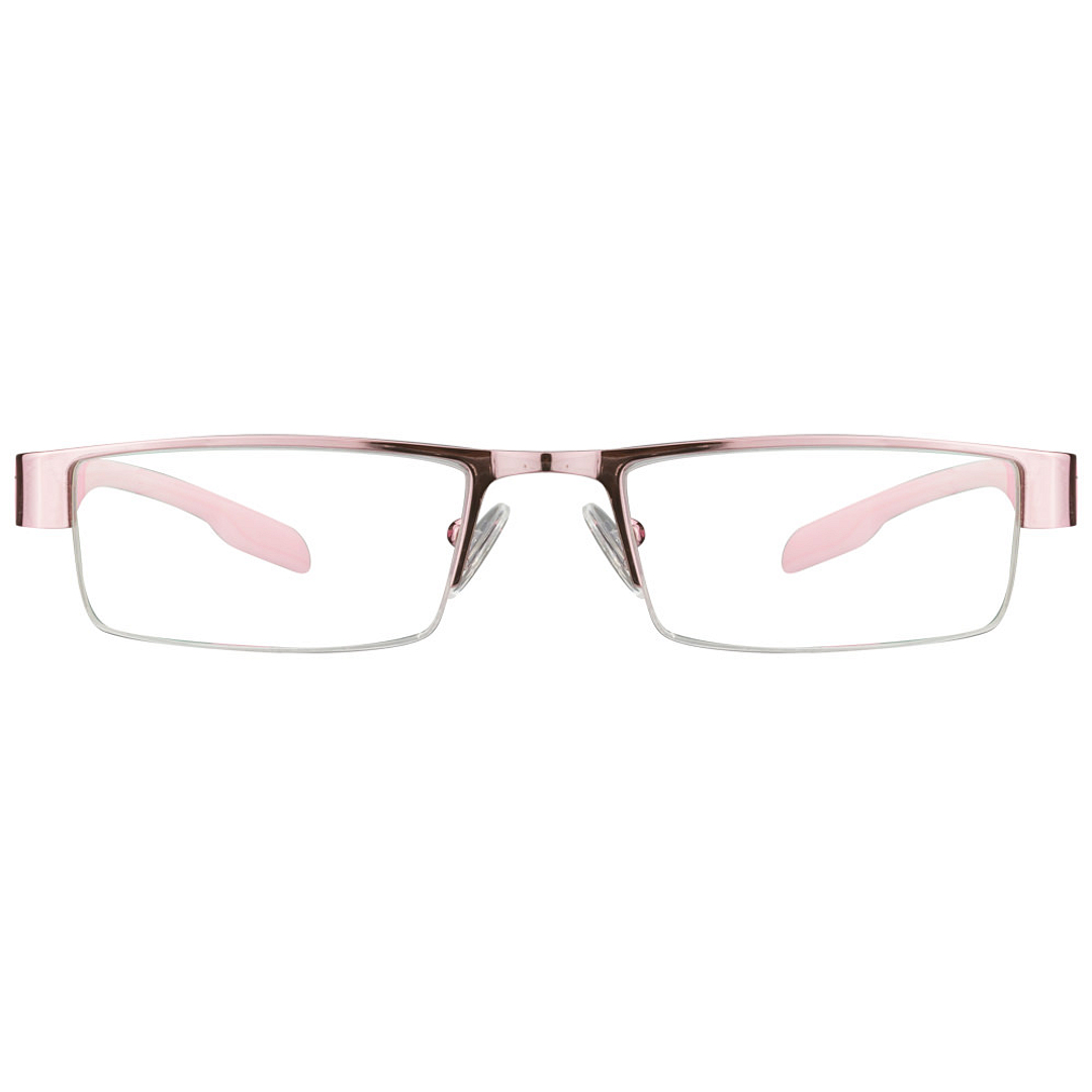 Lenskart Lenskart TOI Special: Pink Half Rim Rectangle Lenskart TOI Special OTHERS VC T 2414- left side