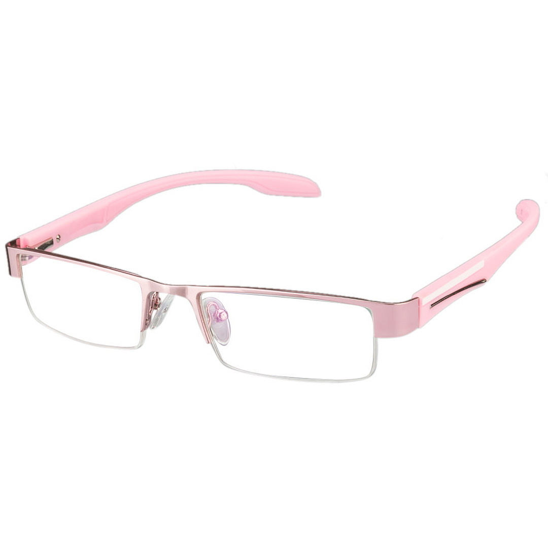 Lenskart Lenskart TOI Special: Pink Half Rim Rectangle Lenskart TOI Special OTHERS VC T 2414- left side