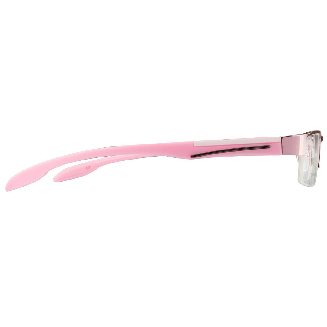 Lenskart Lenskart TOI Special: Pink Half Rim Rectangle Lenskart TOI Special OTHERS VC T 2414- left side