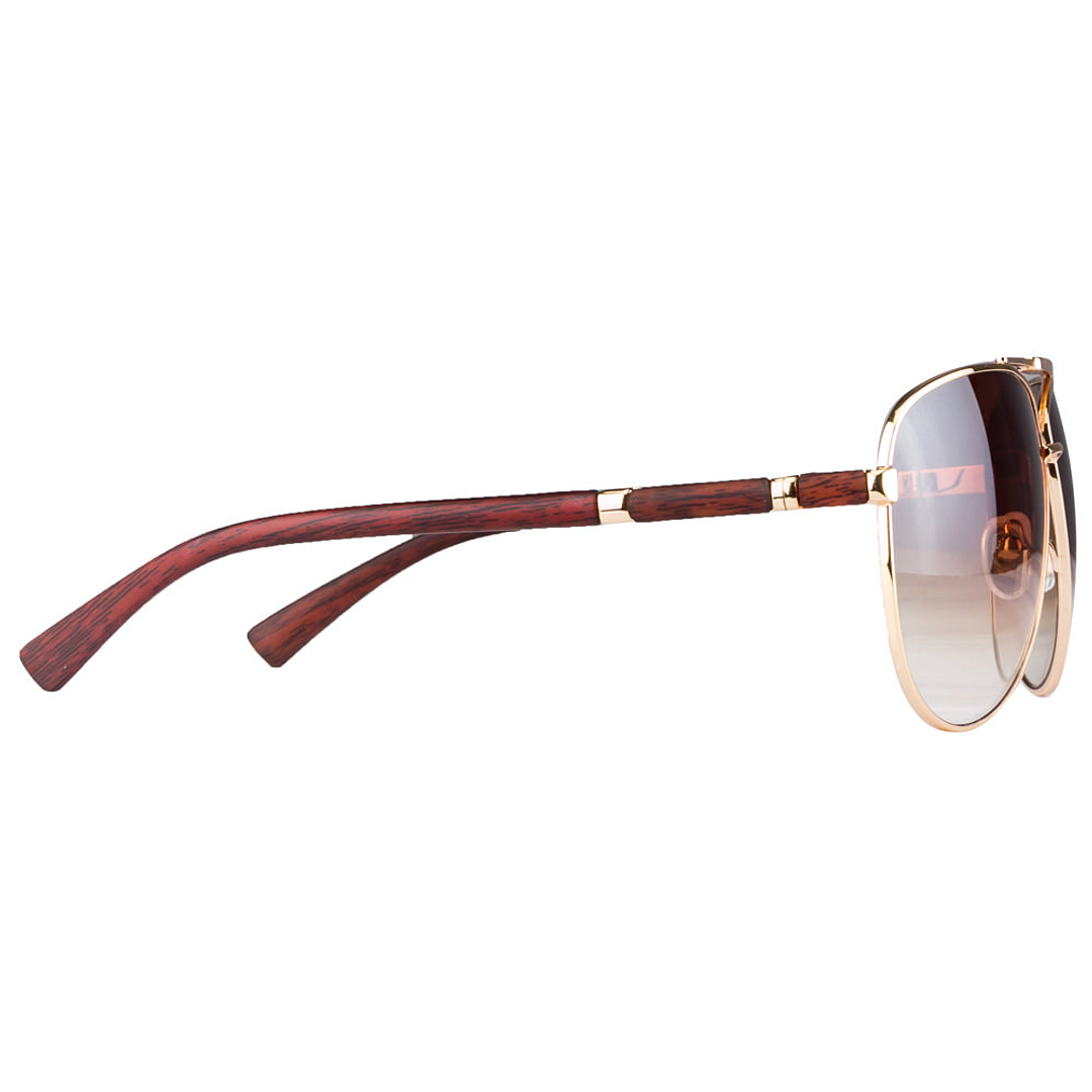 Vincent Chase Online Gold Full Rim Aviator left side