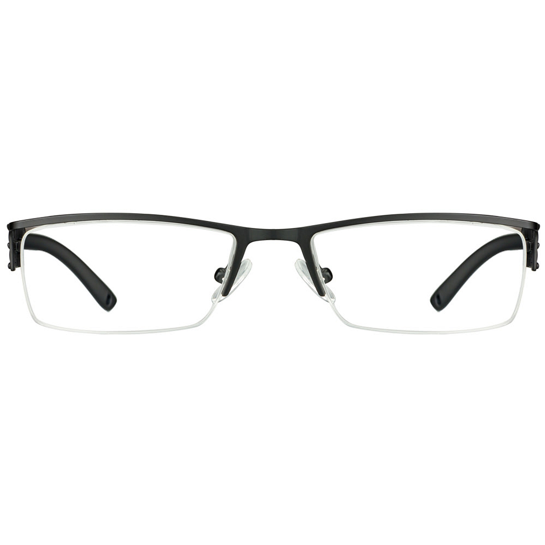 Lenskart Lenskart TOI Special: Matte Black White Half Rim Rectangle Lenskart TOI Special OTHERS VC 4331- left side