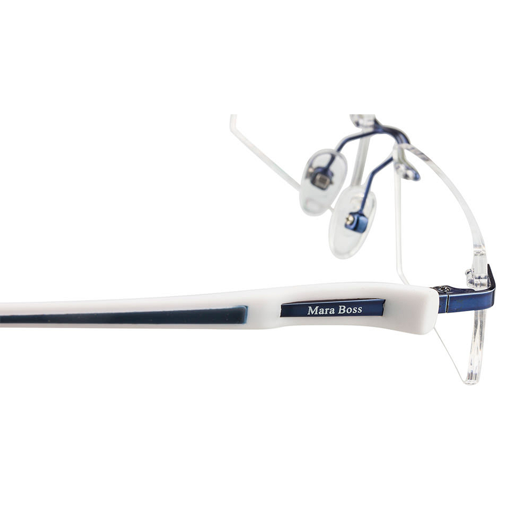 BRANDED White Rimless Rectangle right side