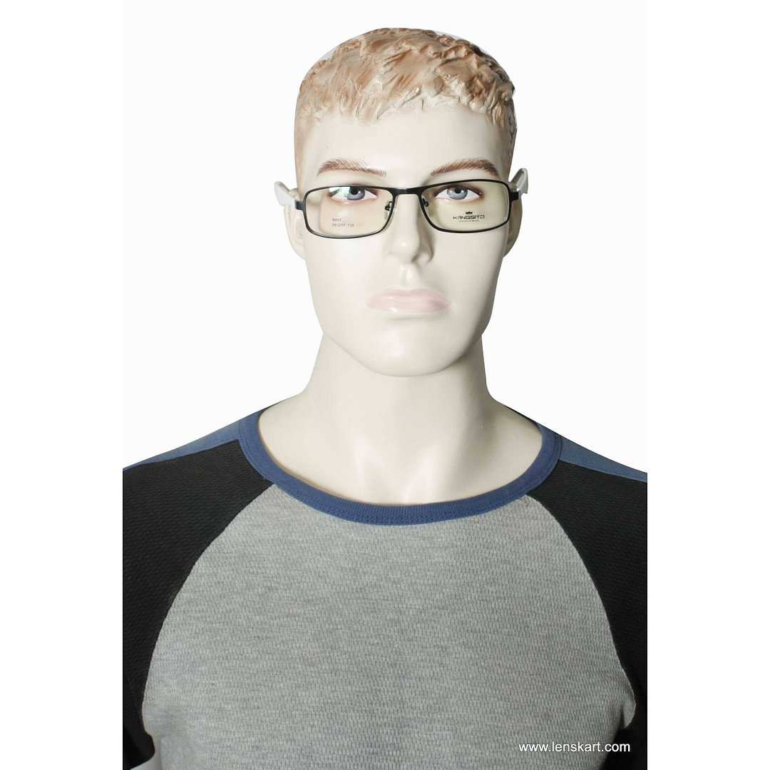 Lenskart Black Full Rim Rectangle left side