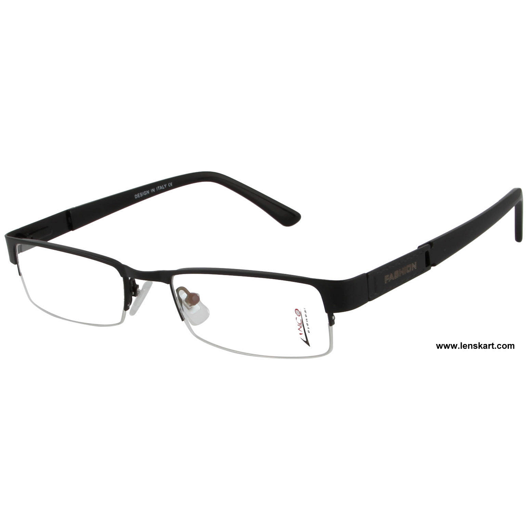 Lenskart Black Half Rim Rectangle right side
