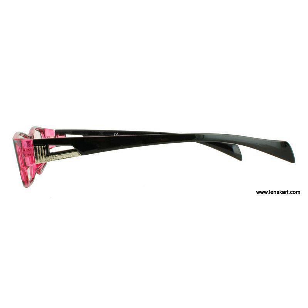 Lenskart Pink Full Rim Rectangle right side