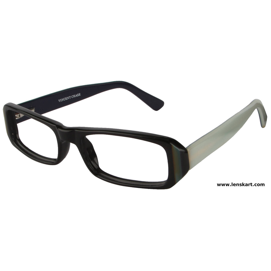 Vincent Chase Online Black Blue Full Rim Rectangle left side