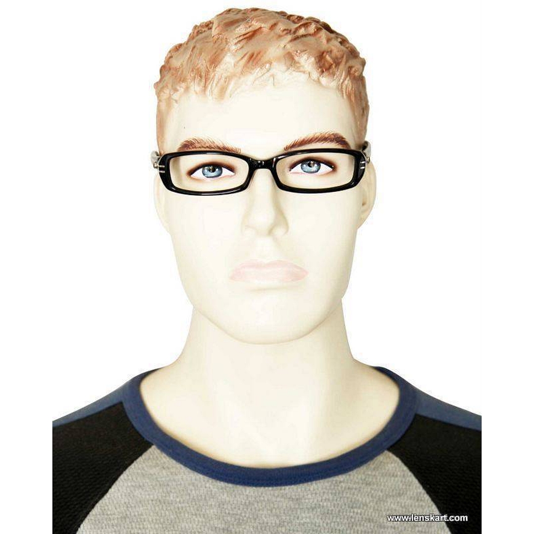 Lenskart Black Full Rim Rectangle left side