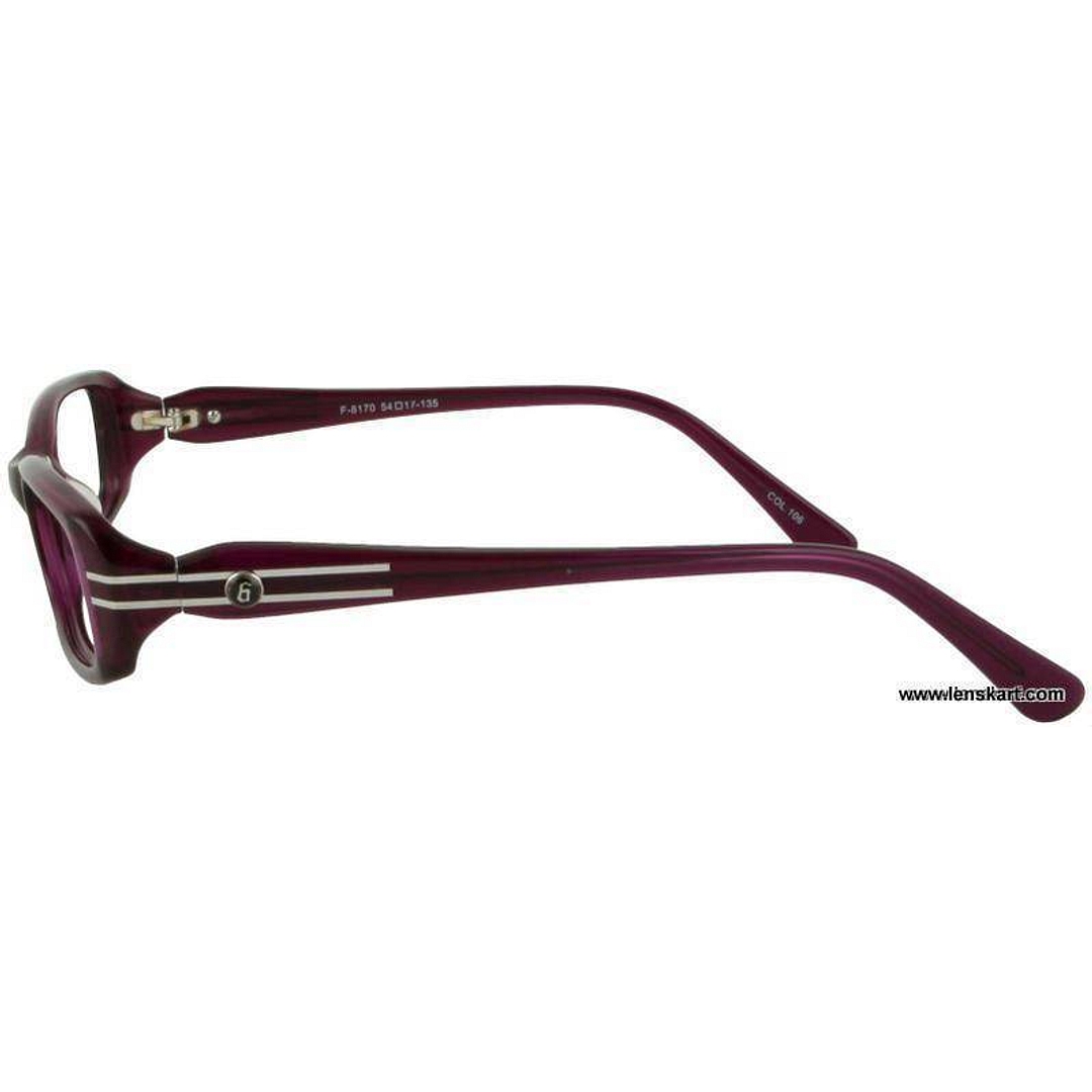 Lenskart Violet Full Rim Rectangle right side