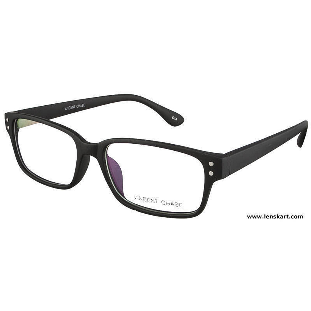 Vincent Chase Online Black Full Rim Rectangle left side