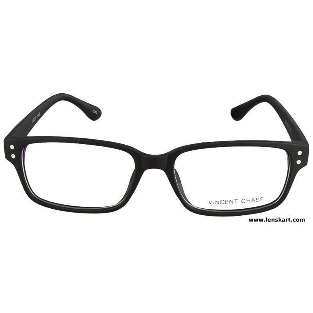 Vincent Chase Online Black Full Rim Rectangle left side