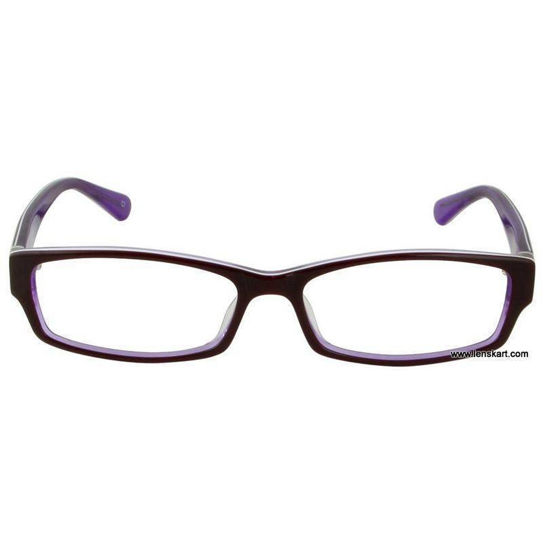 Lenskart Sky Blue Full Rim Rectangle left side
