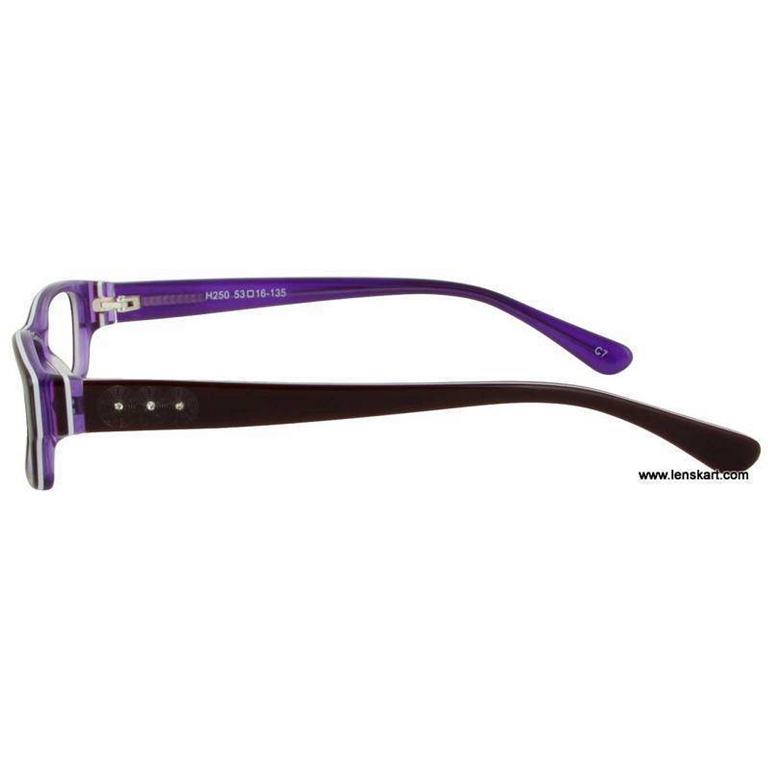 Lenskart Sky Blue Full Rim Rectangle right side