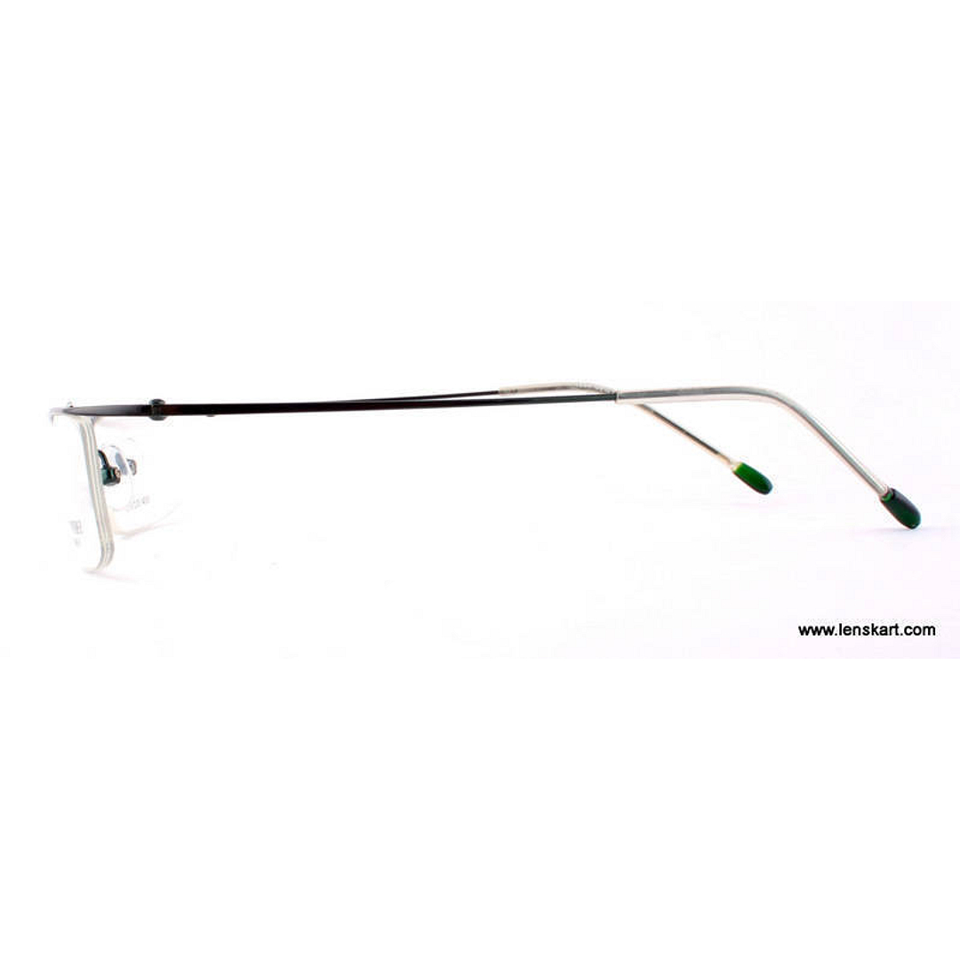 Lenskart Black Half Rim Rectangle right side
