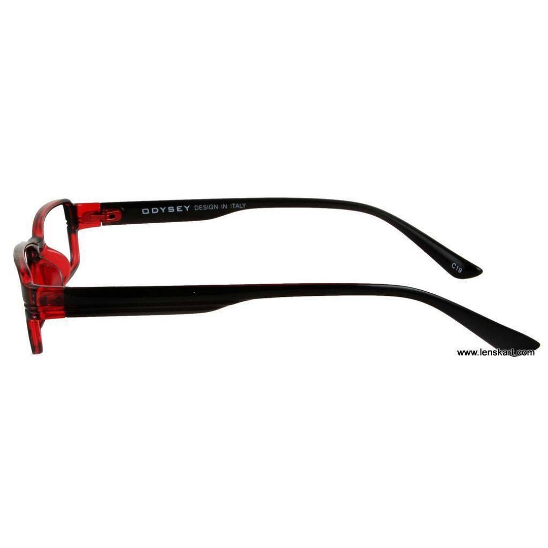 BRANDED Black Full Rim Rectangle right side