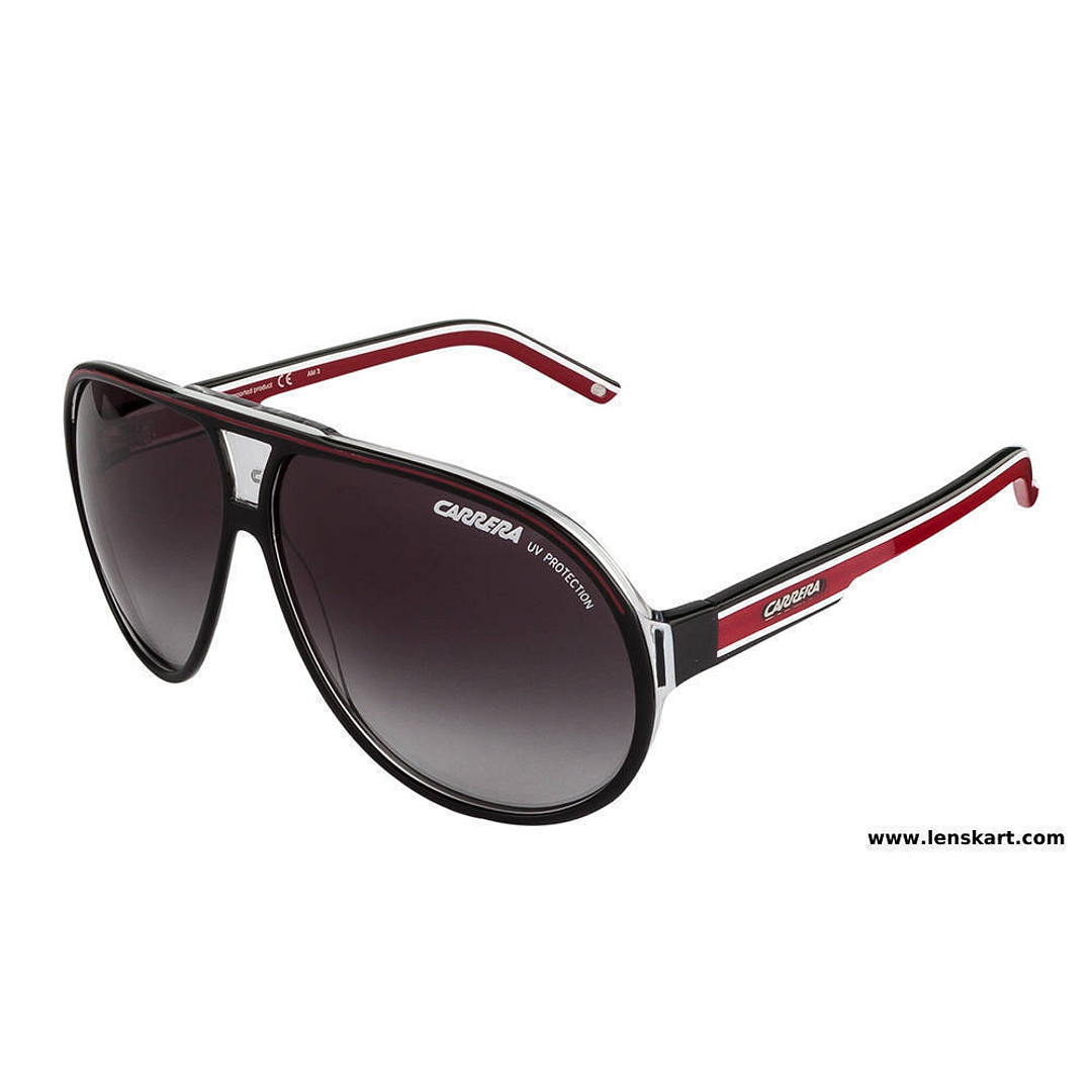 BRANDED Black Full Rim Aviator right side