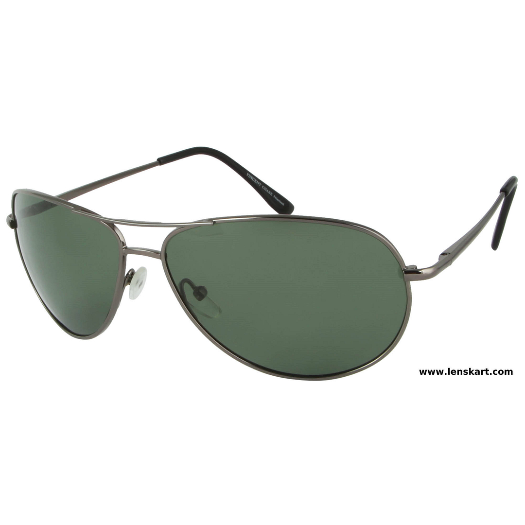 Vincent Chase Online Gunmetal Full Rim Rectangle right side