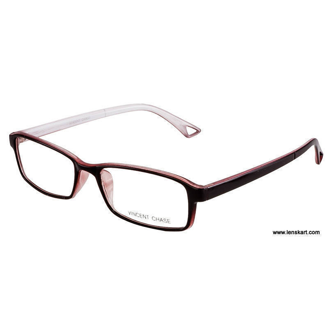 Vincent Chase Online Red Full Rim Rectangle left side