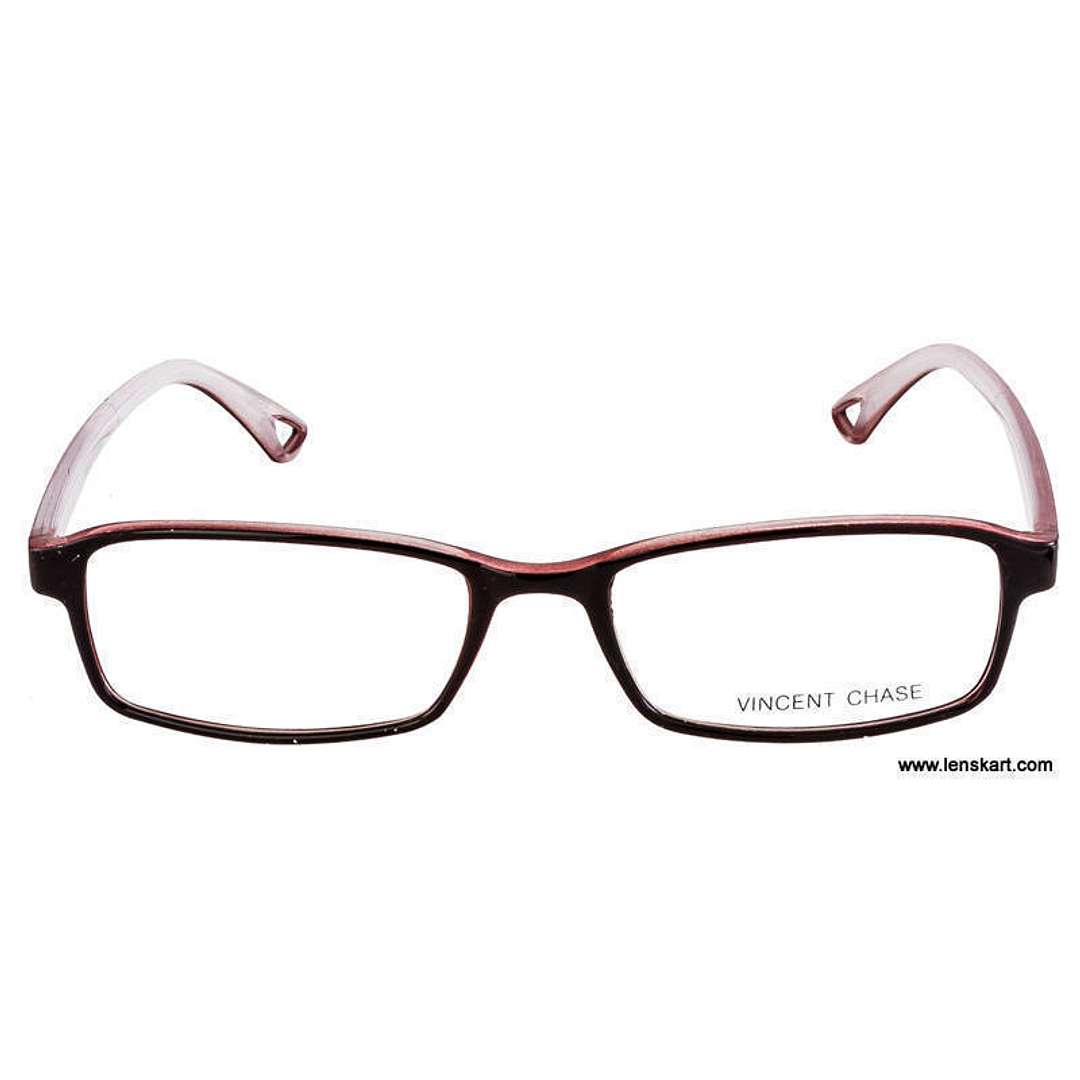 Vincent Chase Online Red Full Rim Rectangle left side
