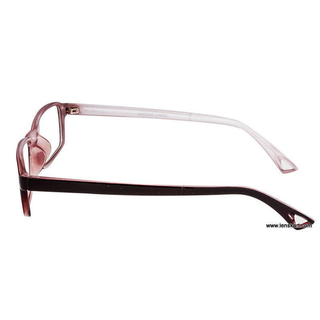 Vincent Chase Online Red Full Rim Rectangle left side
