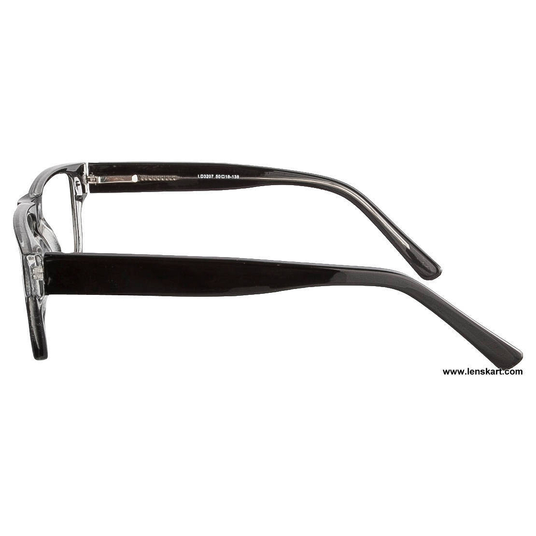 BRANDED Black Full Rim Rectangle left side