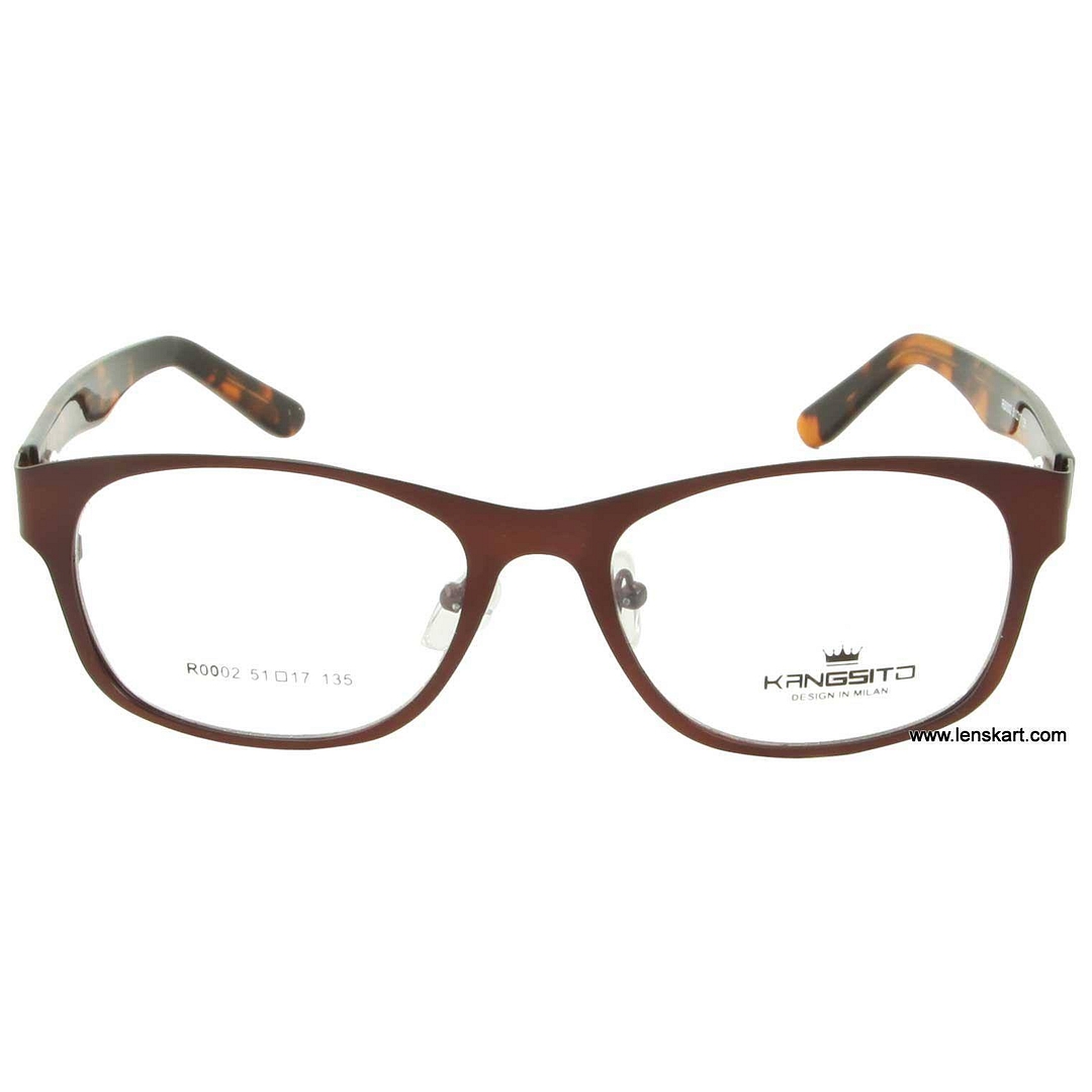 Lenskart Dark Brown Full Rim Square left side