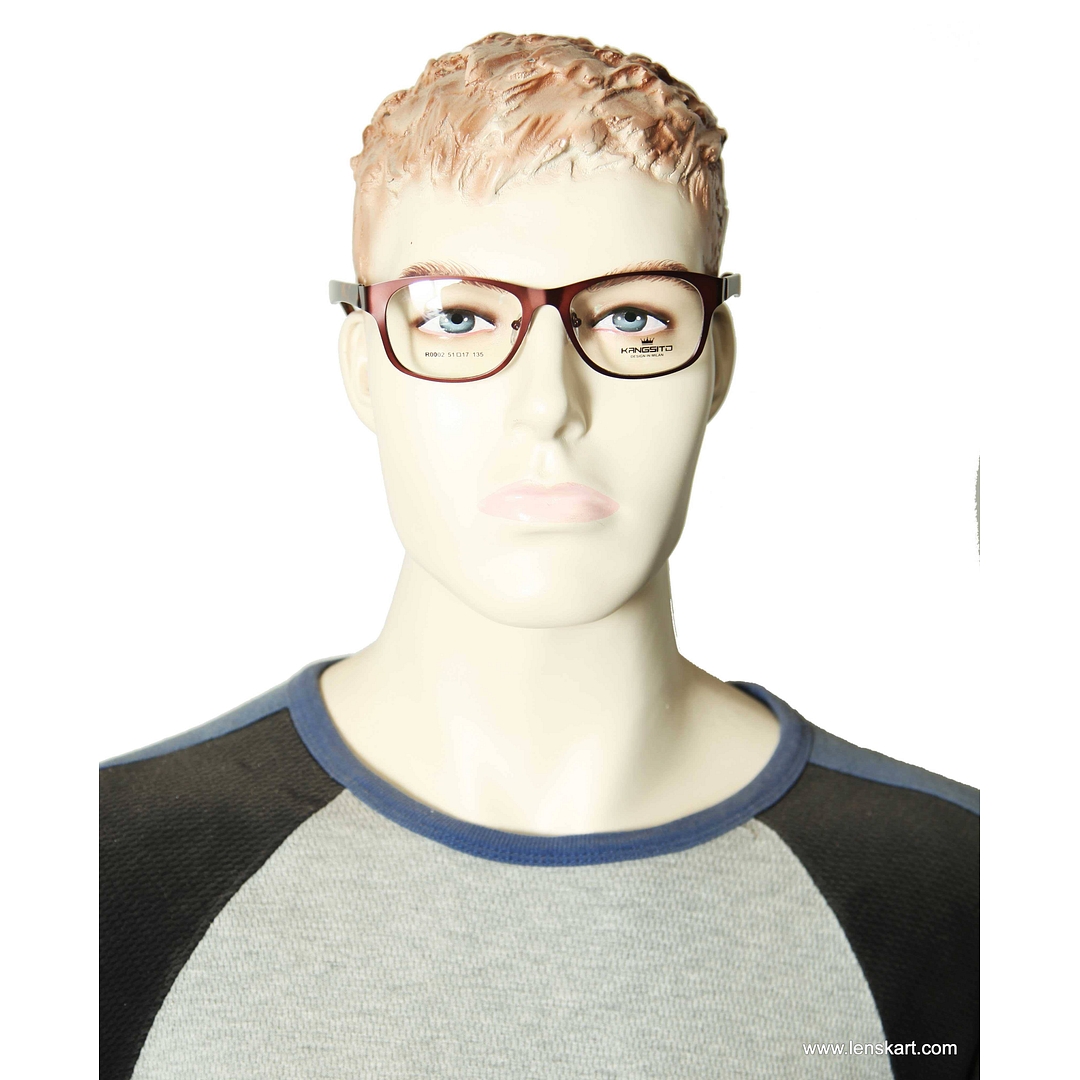 Lenskart Dark Brown Full Rim Square left side