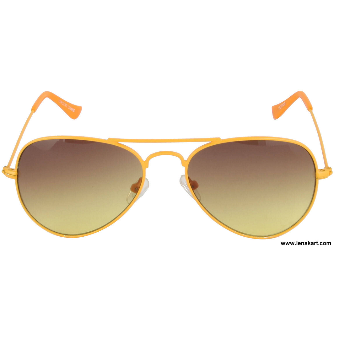 Vincent Chase Online Yellow Full Rim Aviator right side