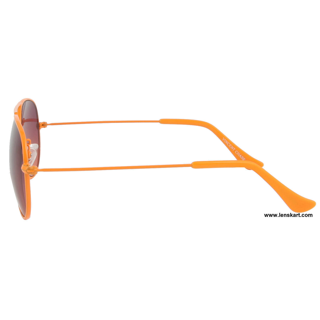 Vincent Chase Online Brown Full Rim Aviator right side