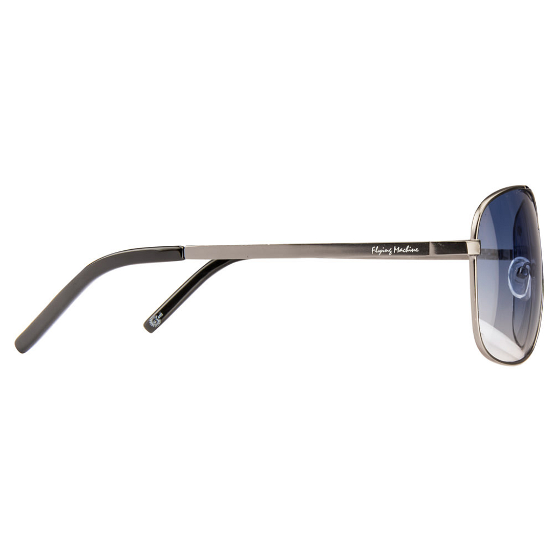 BRANDED Mid Gunmetal Full Rim Round left side