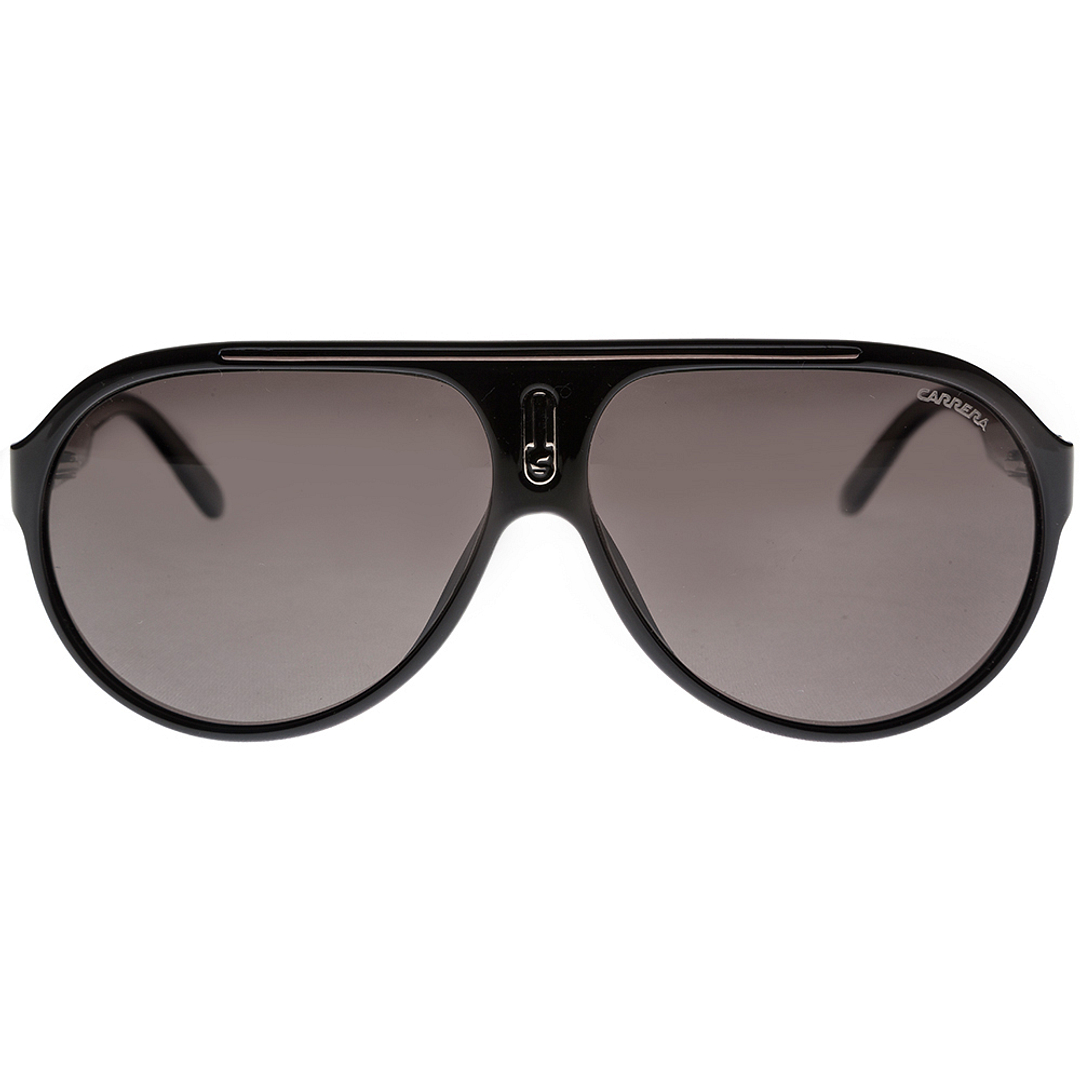 BRANDED Black Full Rim Aviator left side