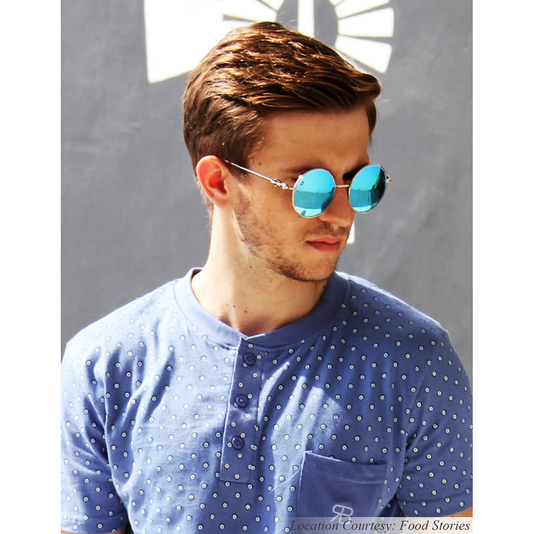 Vincent Chase Online Silver Full Rim Round right side