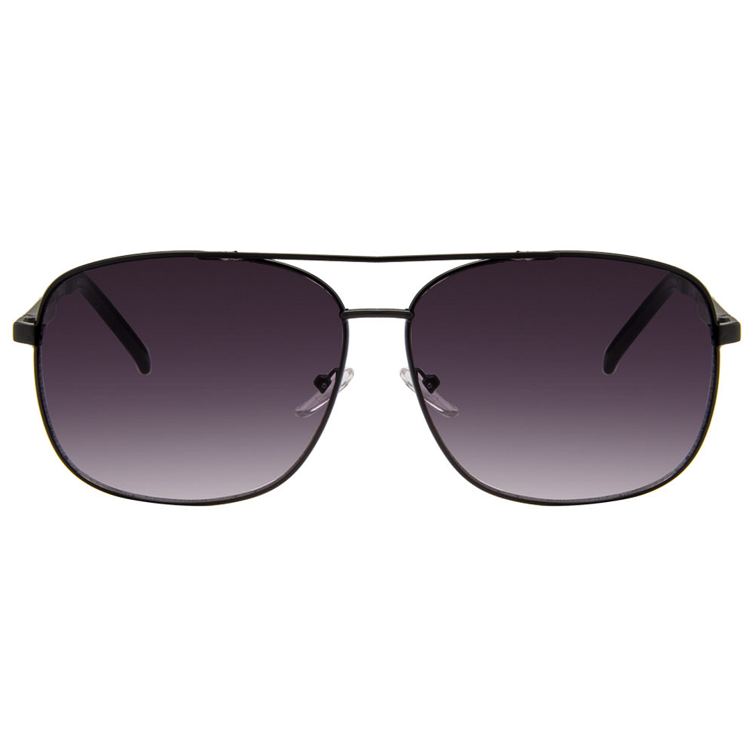 BRANDED Black Full Rim Round left side