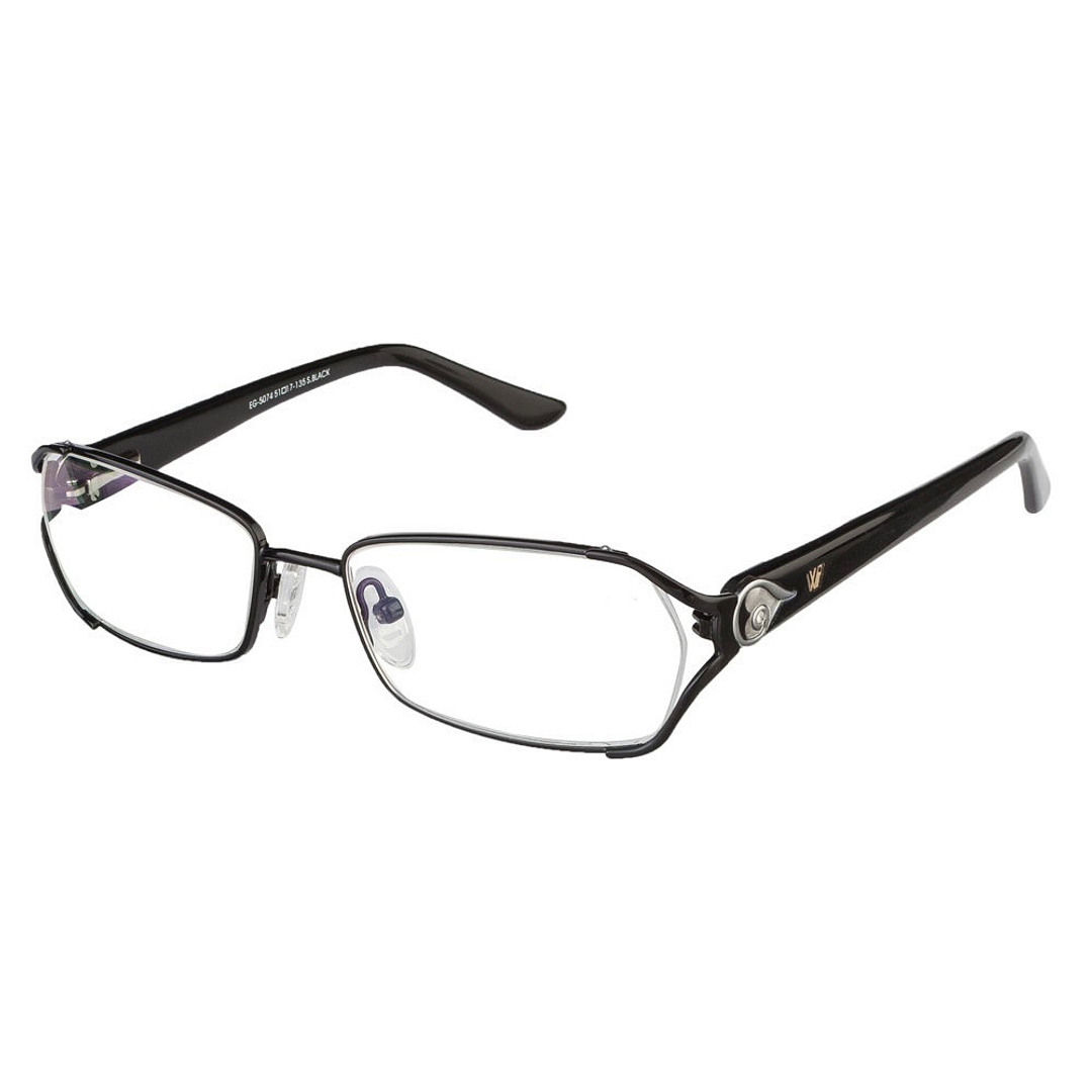 BRANDED Black Full Rim left side