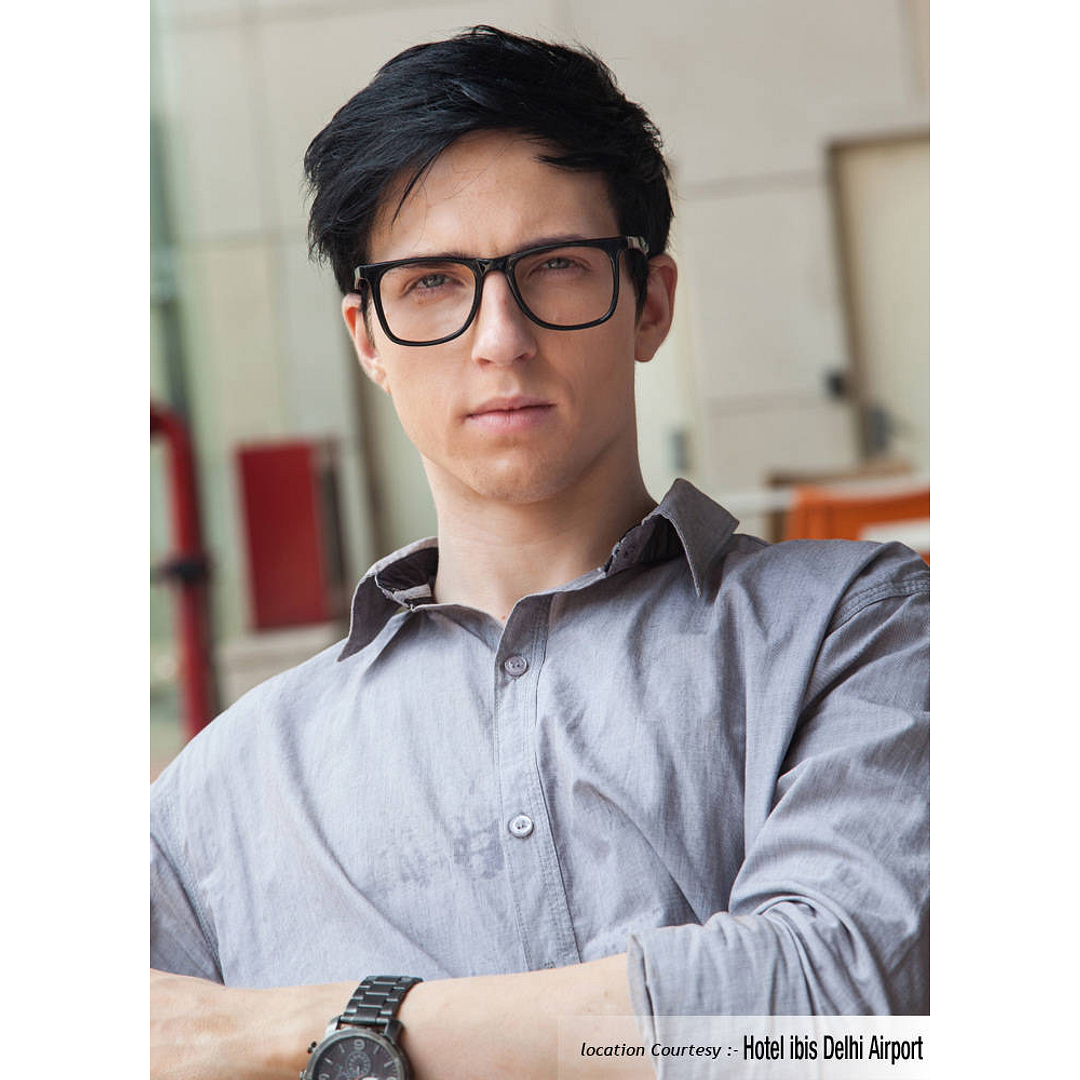 Vincent Chase Online Black Full Rim Square left side