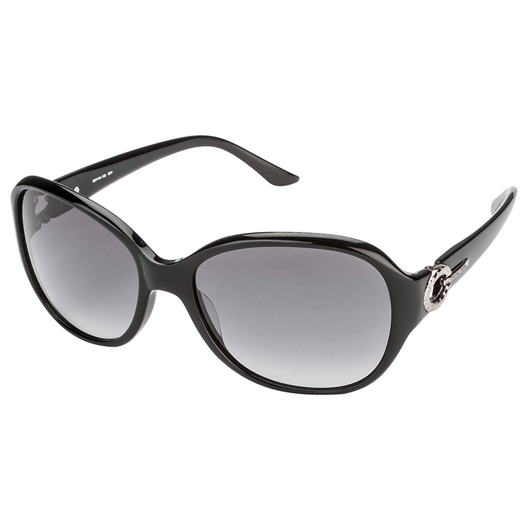 BRANDED Black Full Rim Oval right side