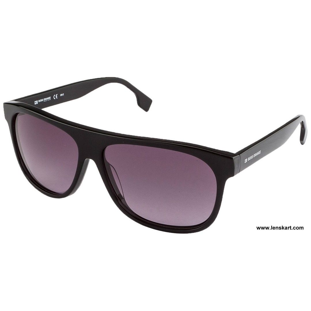 BRANDED Black Full Rim Square left side