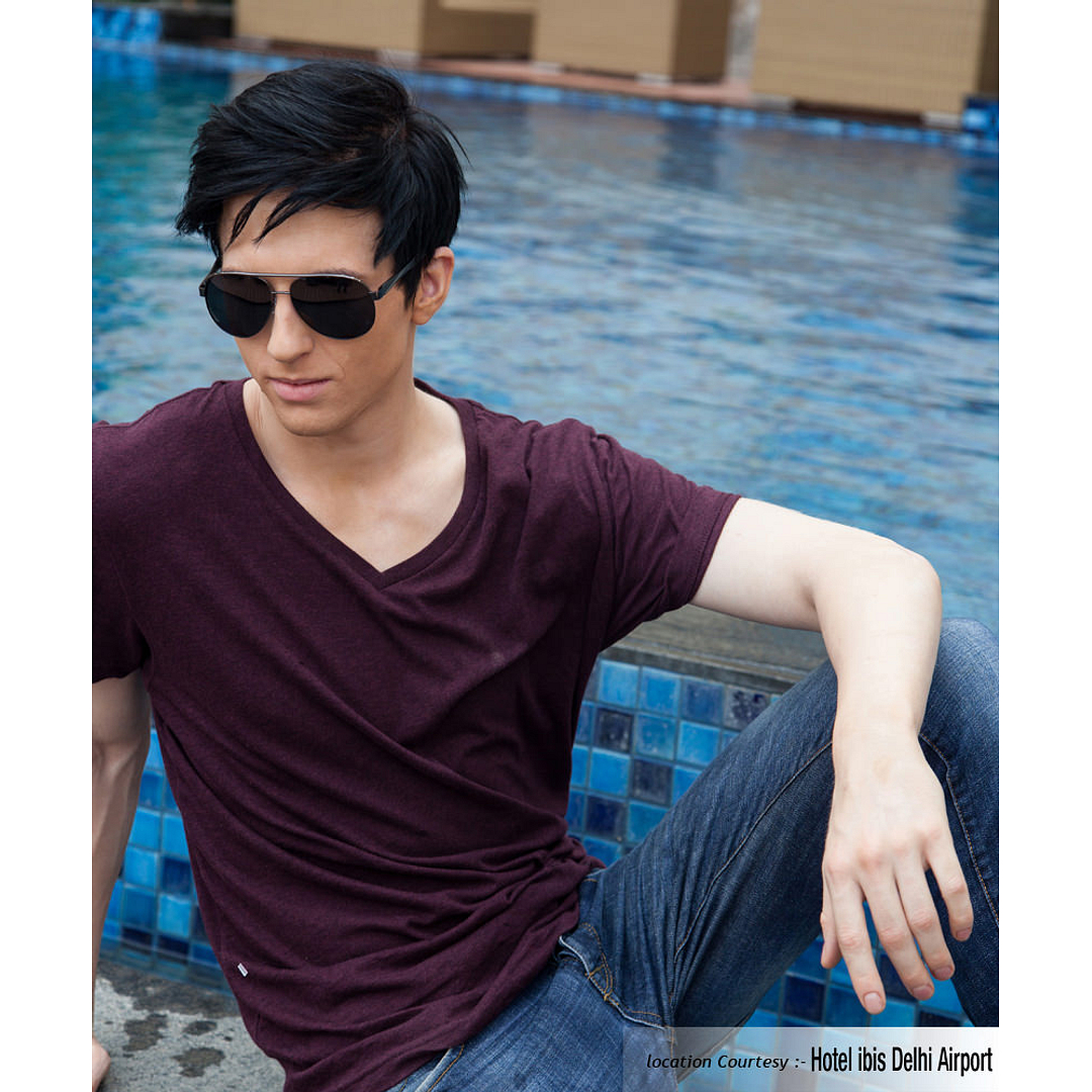 Vincent Chase Online Gunmetal Full Rim Aviator right side