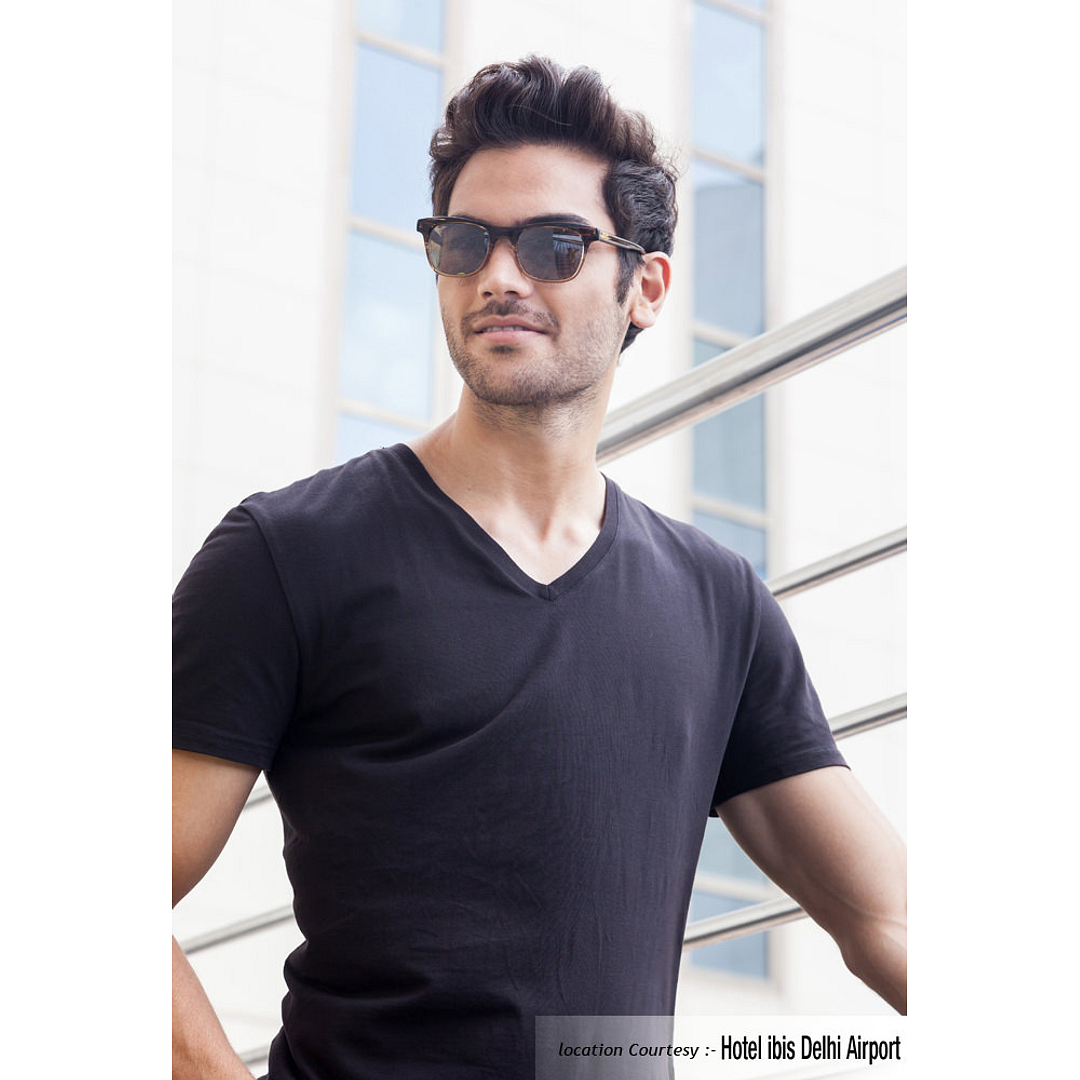 BRANDED Dark Brown Full Rim Square right side