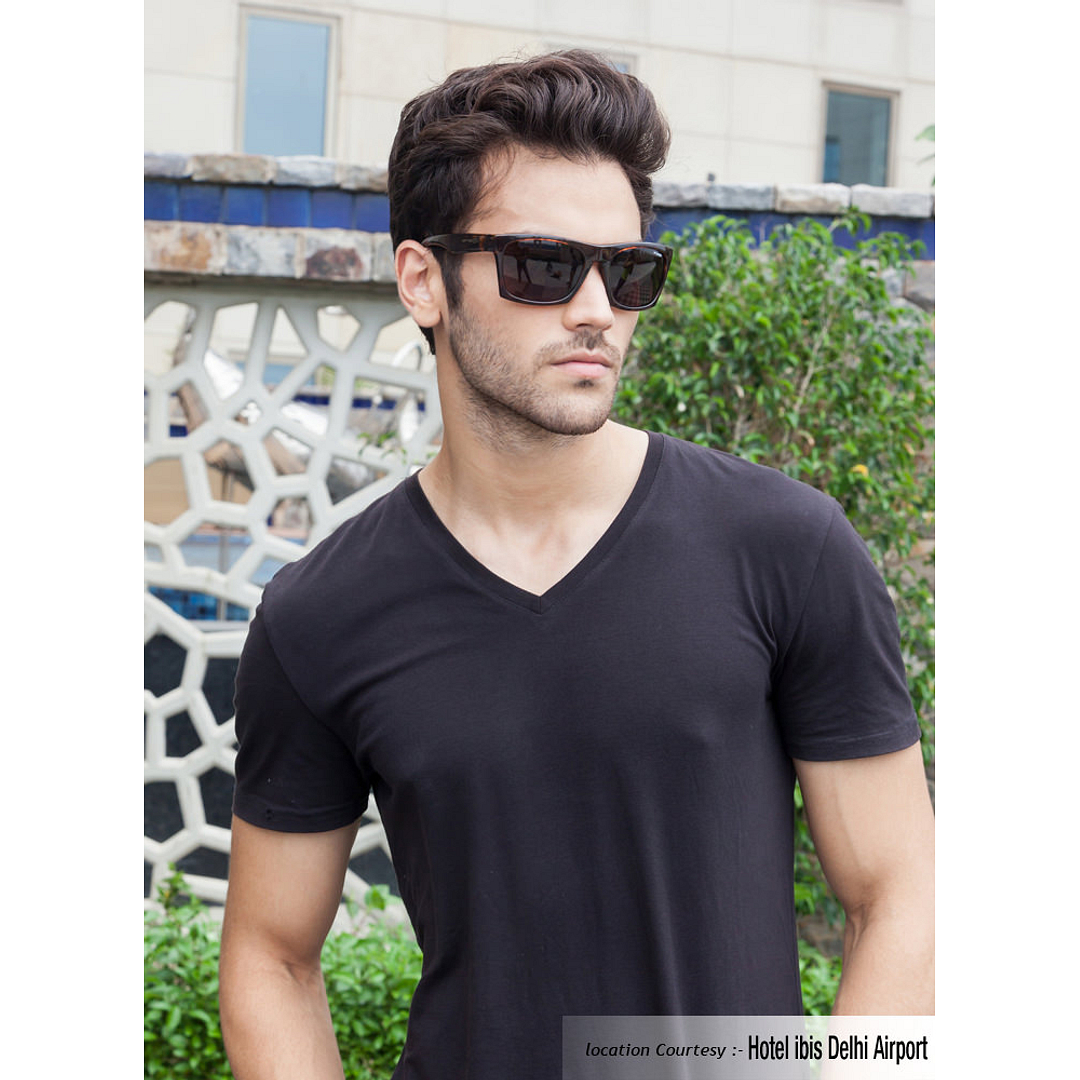 BRANDED Tortoise Full Rim Square left side