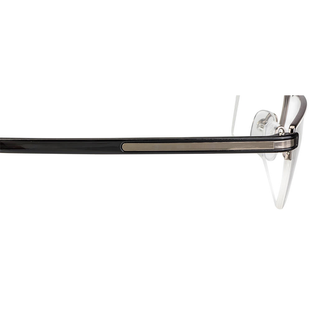 Lenskart Air Online Mid Gunmetal Half Rim Rectangle right side