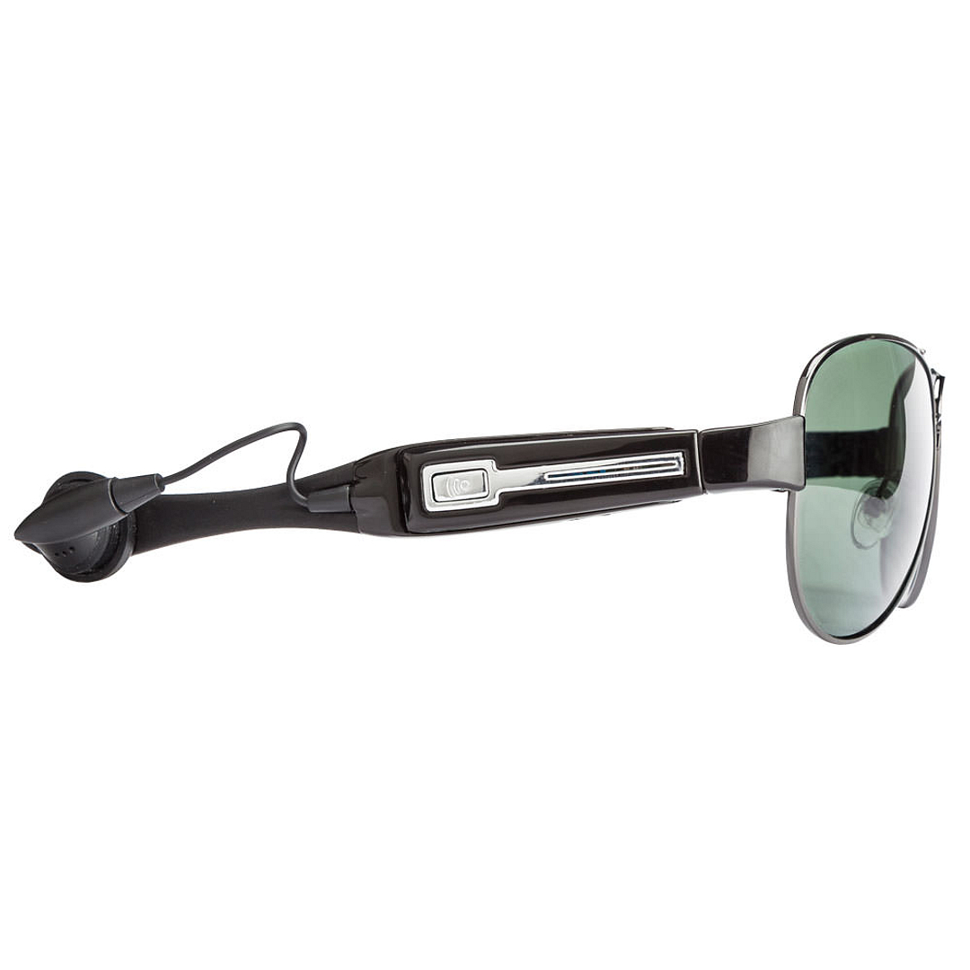 BRANDED Dark Gunmetal Full Rim Aviator right side