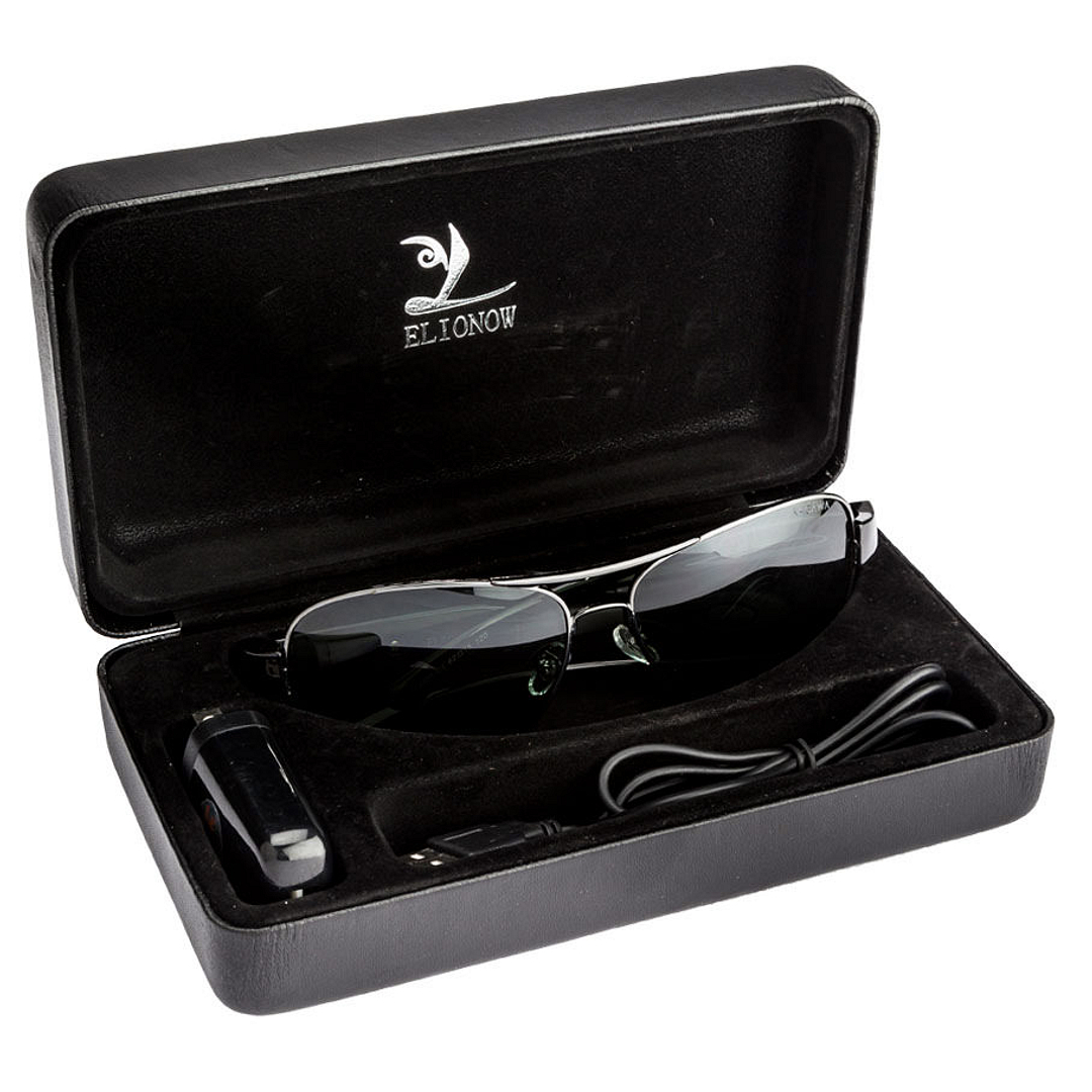 BRANDED Dark Gunmetal Full Rim Aviator left side