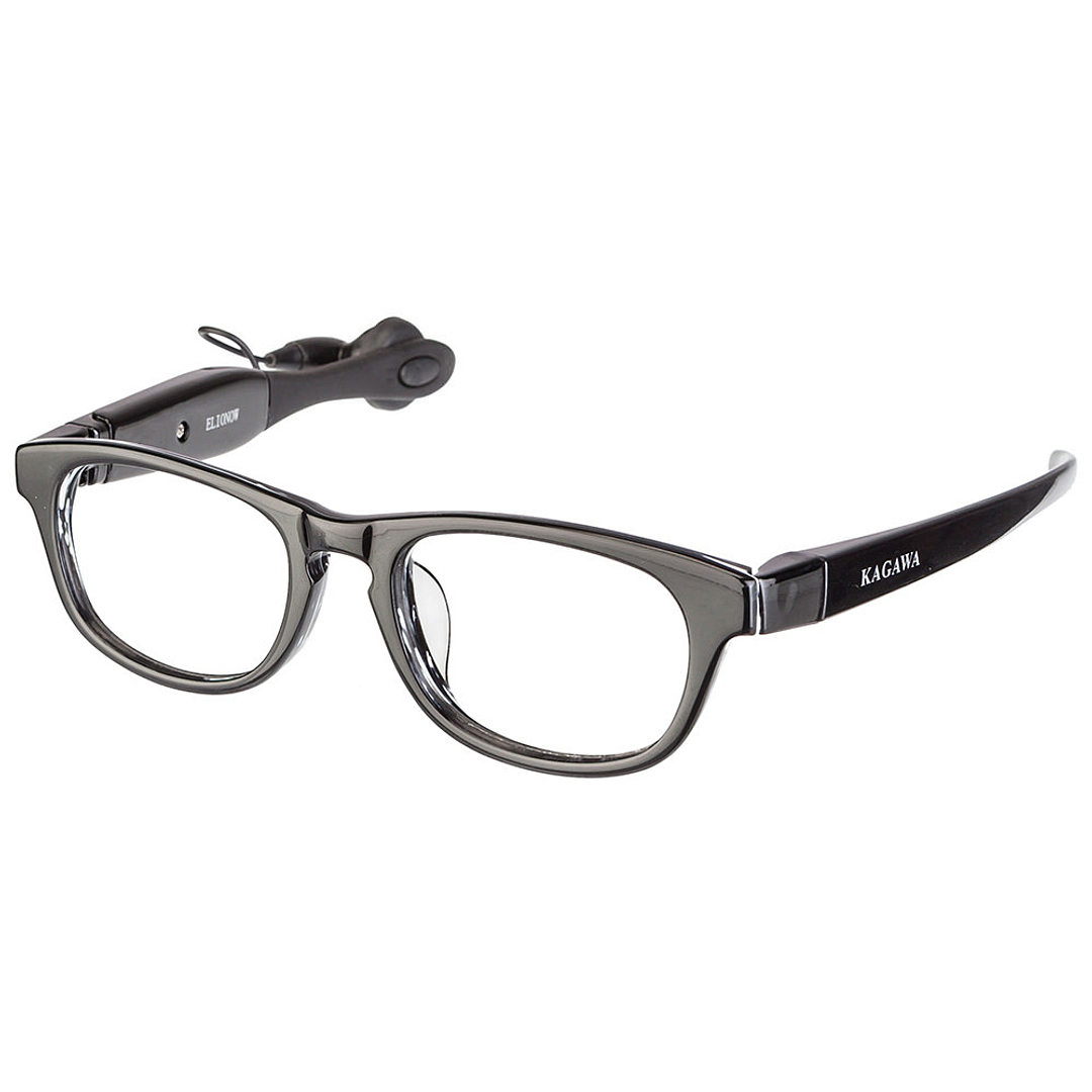 BRANDED Black Full Rim Round right side