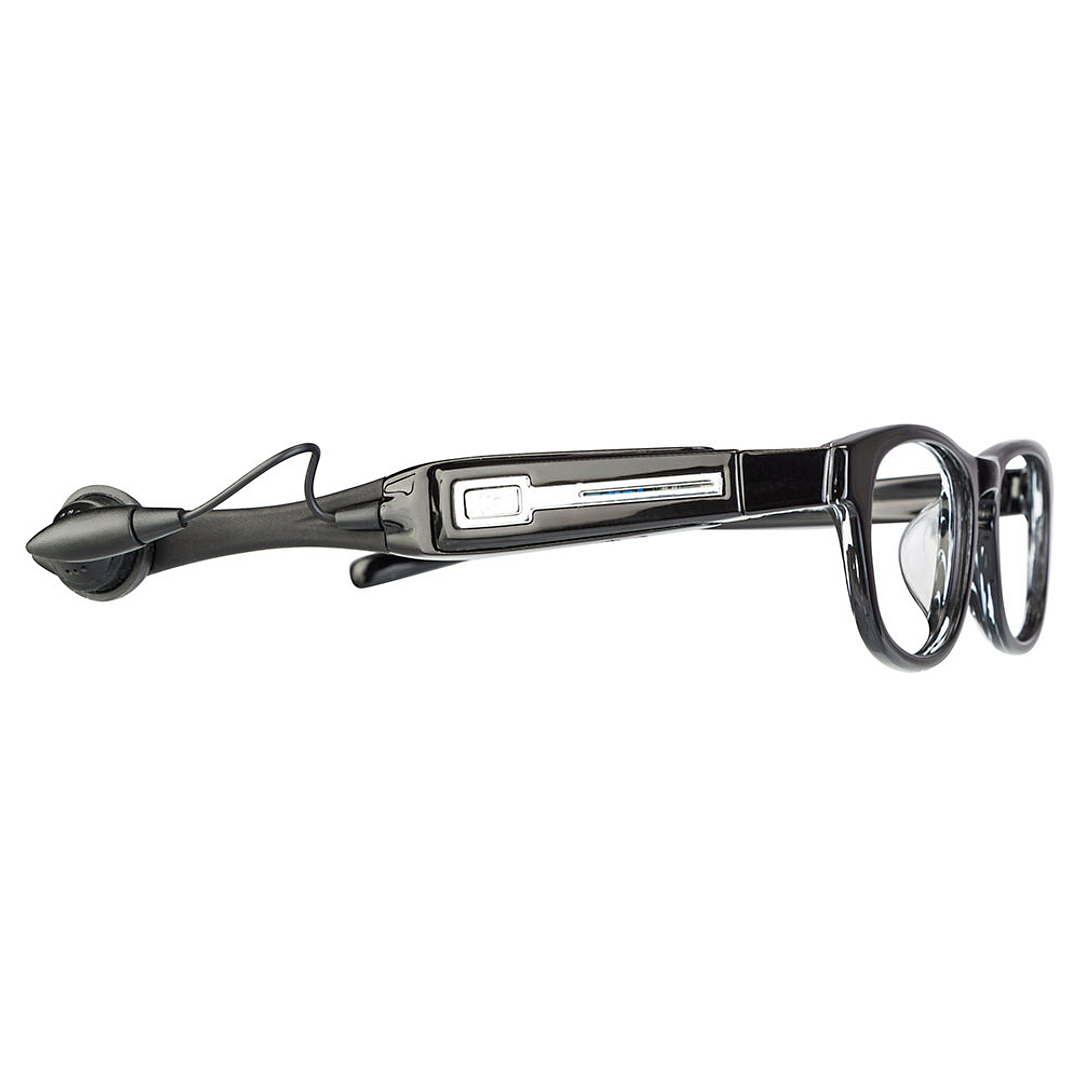 BRANDED Black Full Rim Round left side