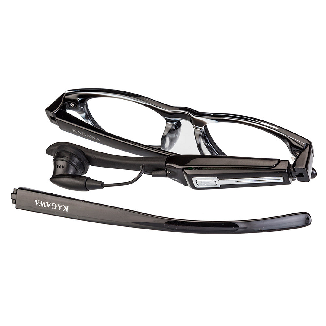 BRANDED Black Full Rim Round right side