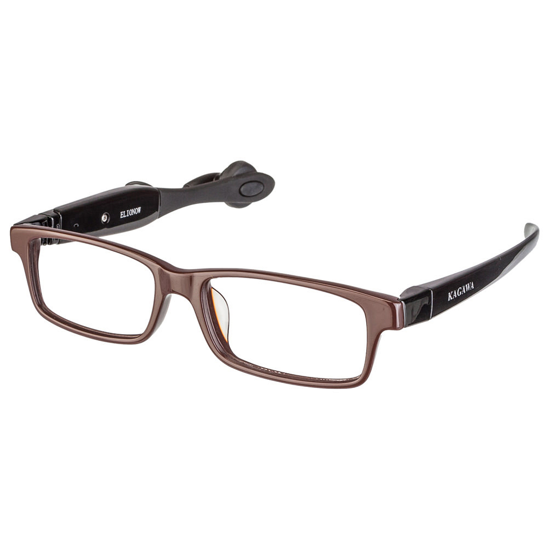 BRANDED Black Full Rim Rectangle right side