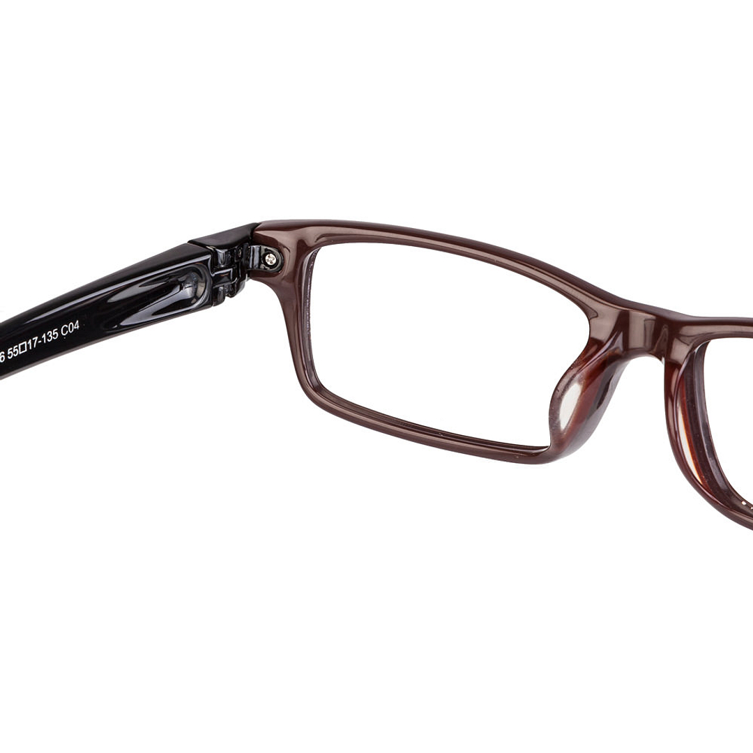 BRANDED Black Full Rim Rectangle right side