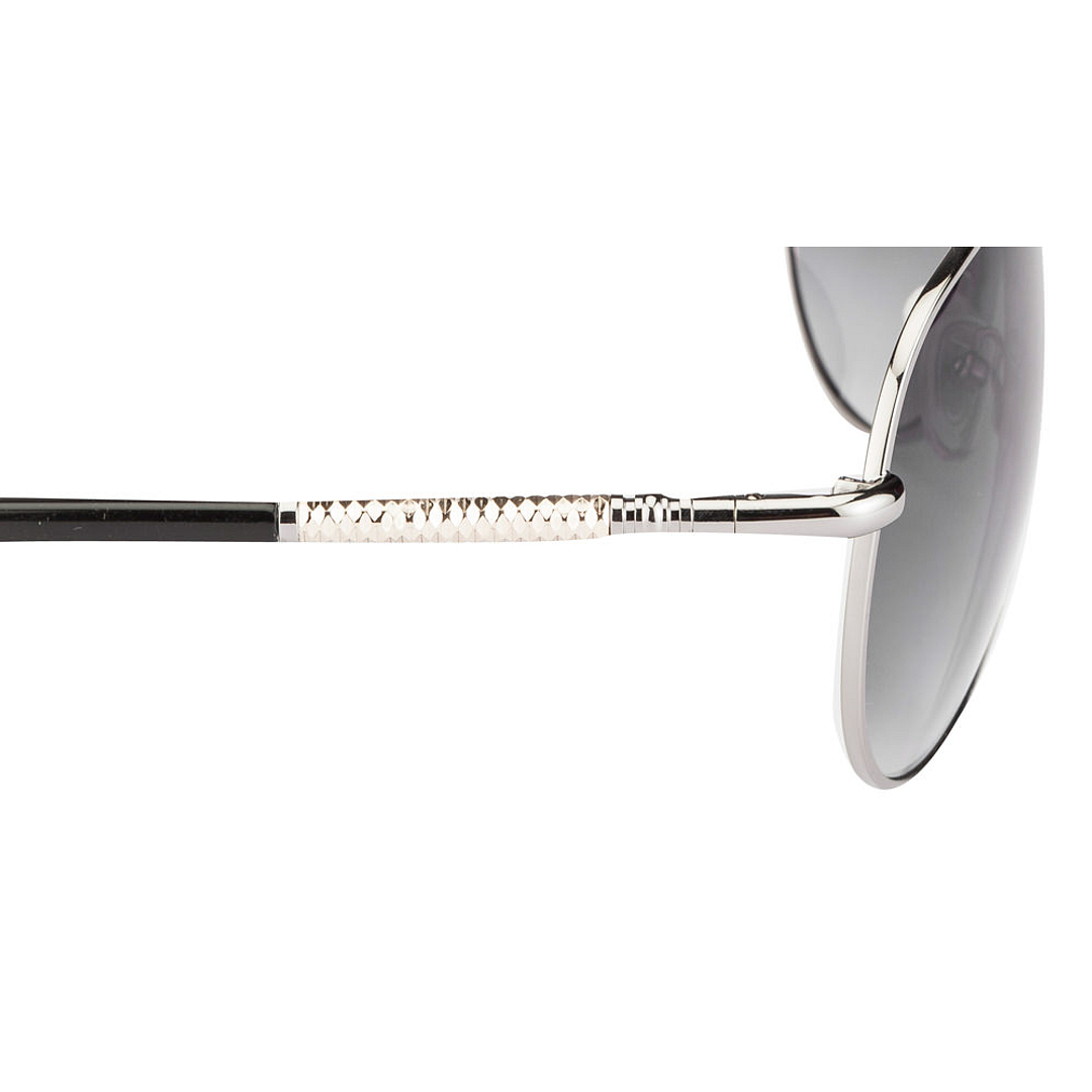BRANDED Silver Full Rim Aviator right side